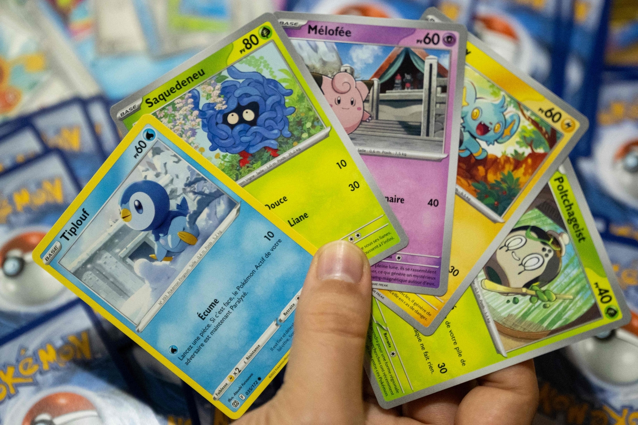 Pokémon cards. [AFP]