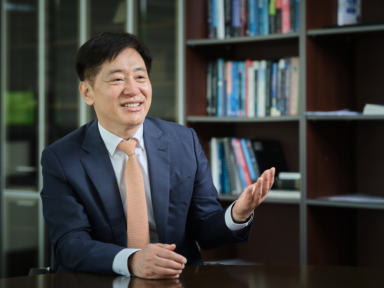 이승복 한국뇌연구원 원장이 기관 운영 계획에 대해 설명하고 있다.[한국뇌연구원 제공]