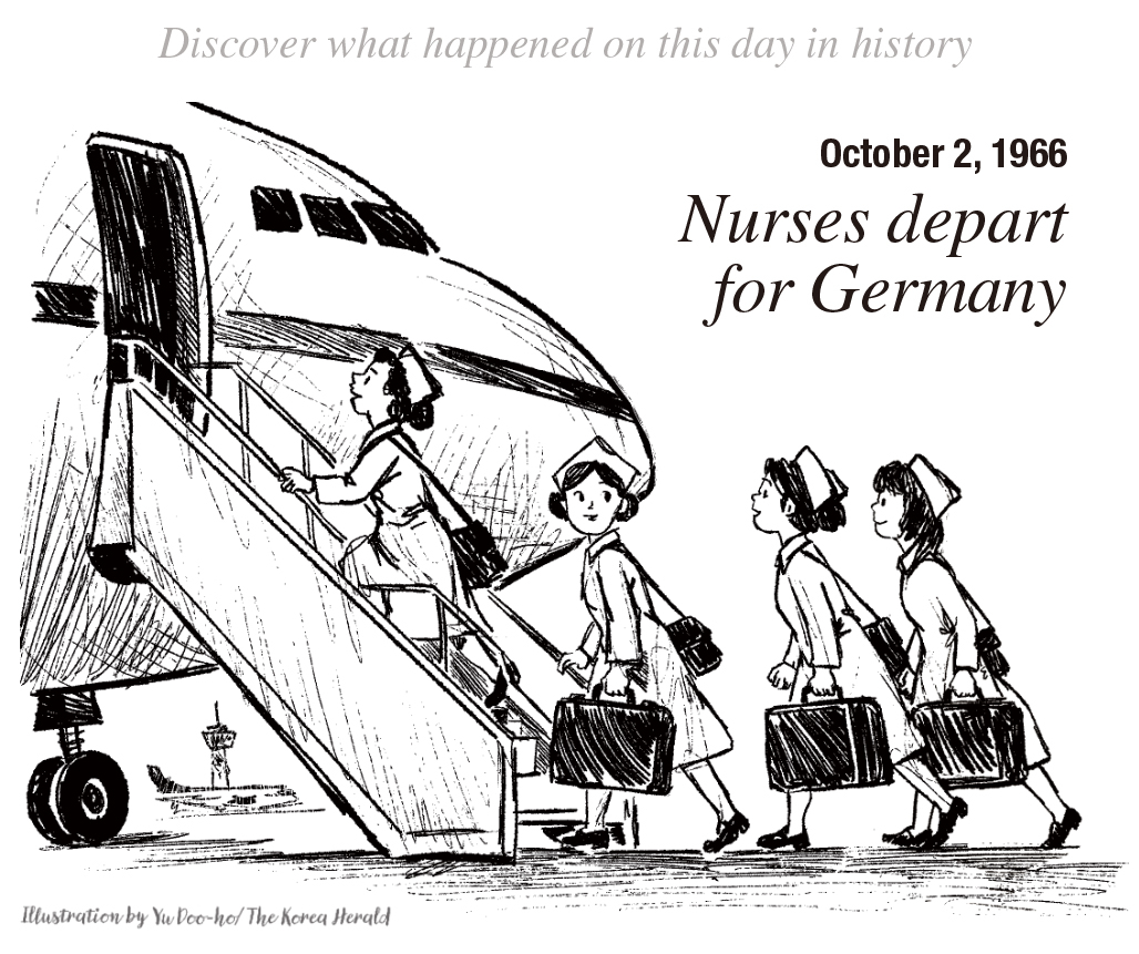 October 2, 1966: Nurses depart  for Germany