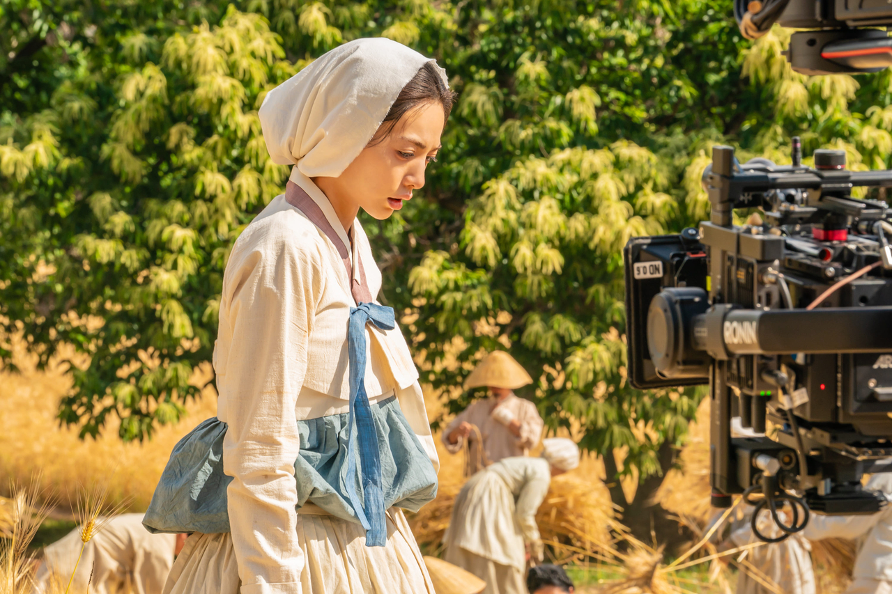 Lim Jin-a, also known as Nana, on the set of “The Scandal” (Netflix)