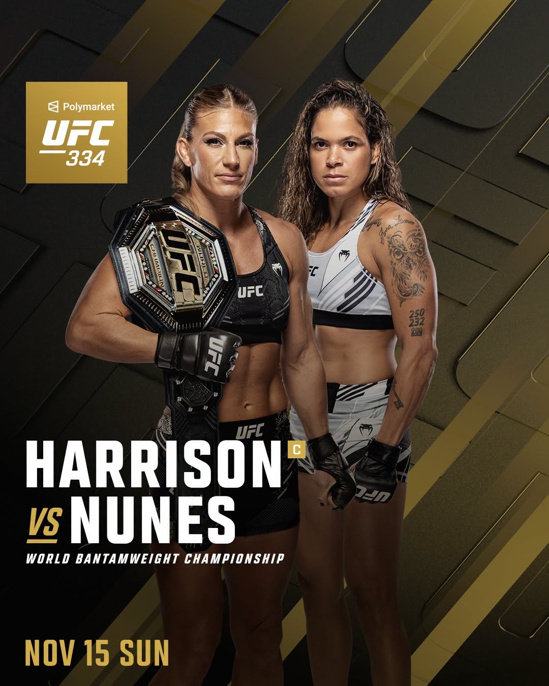 UFC 334 케일라 해리슨 vs 아만다 누네스 포스터