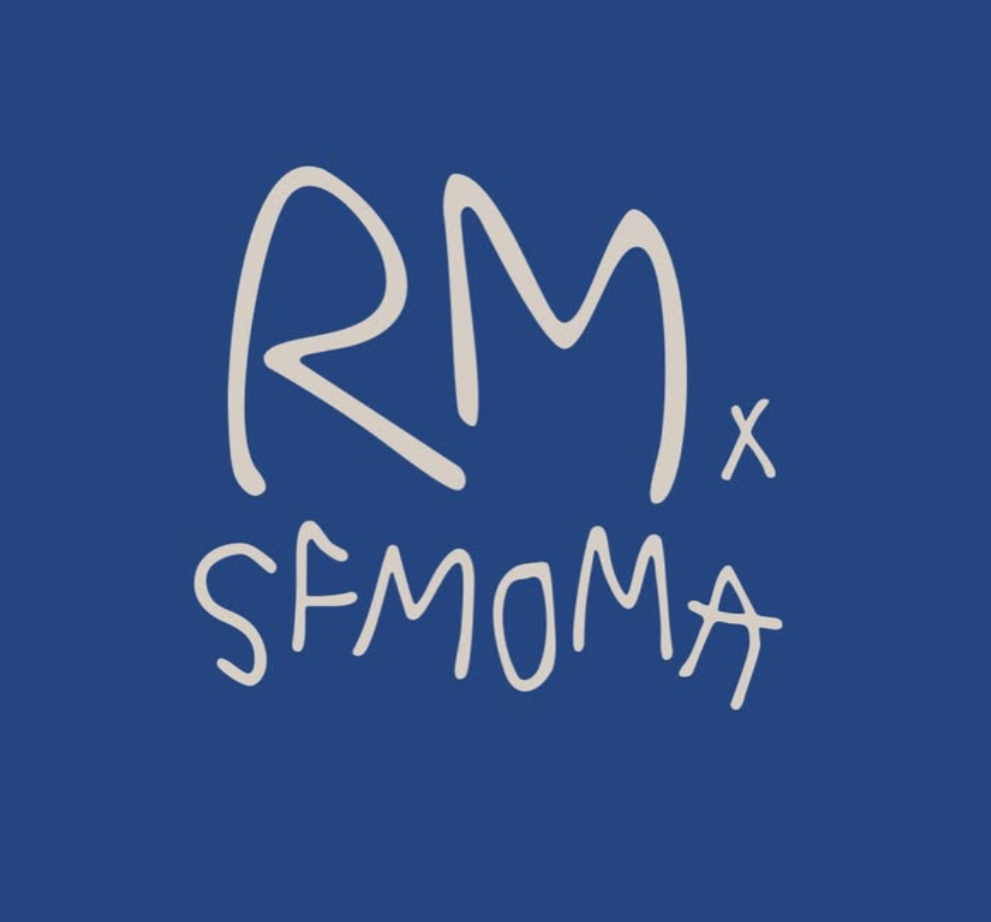 “RM x SFMOMA” exhibition logo (Instagram)