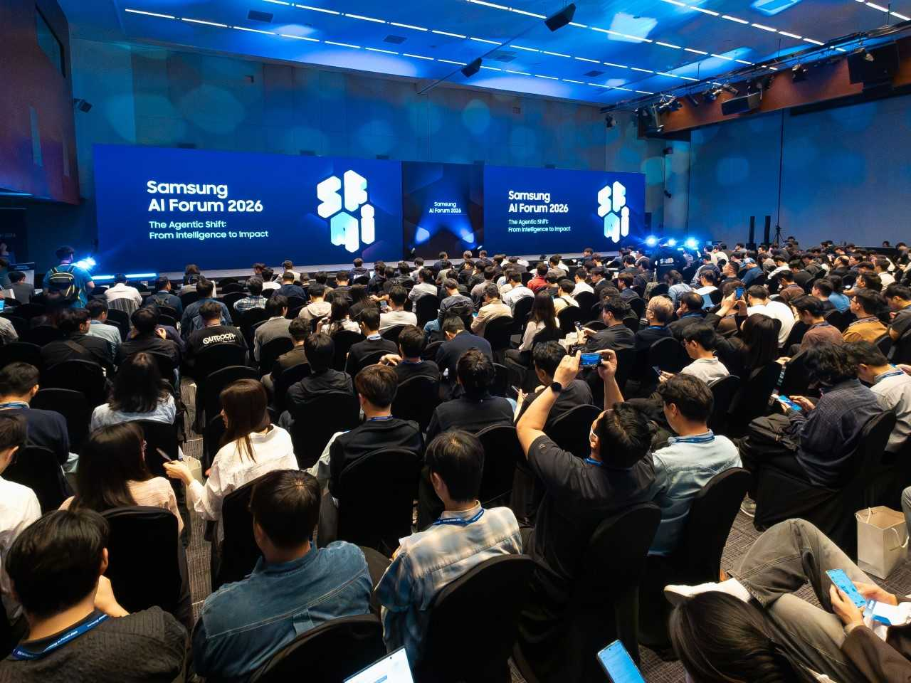 30일 삼성전자 서초사옥에서 열린 ‘삼성 AI 포럼 2026’ 행사장 전경 [삼성전자 제공]