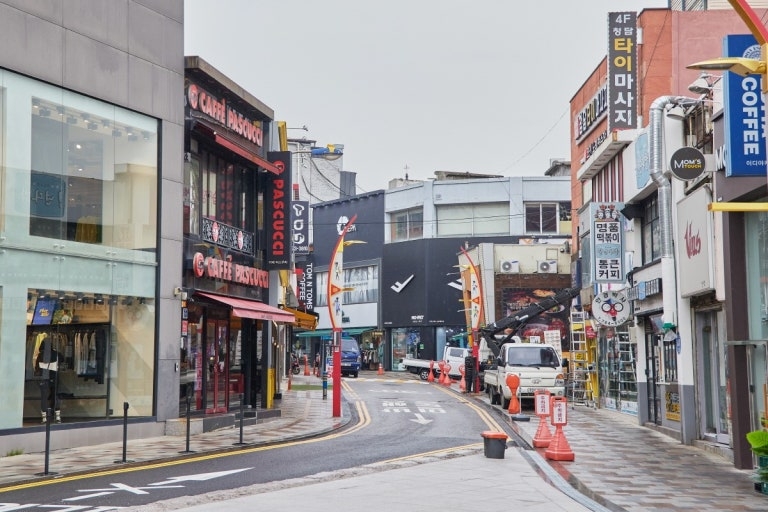 인천 신포동 거리 모습. [독자 제공]
