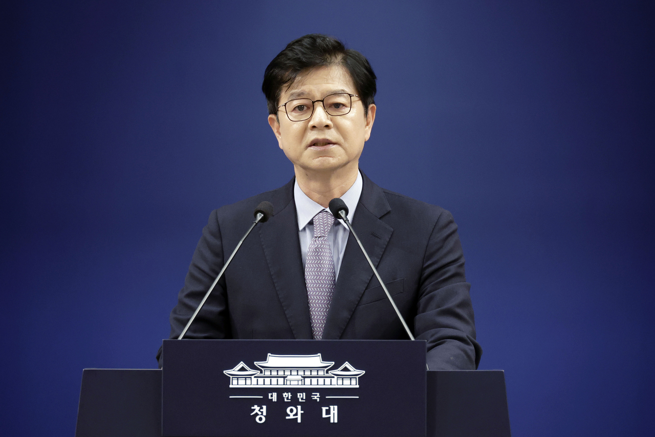성기홍 청와대 홍보소통수석 [연합]