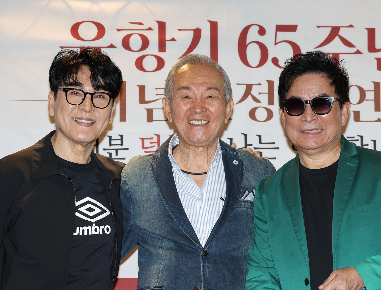 Singer Jo Hang-jo (from left), Yoon Hang-gi and Yoo Hyun-sang. [Yonhap]