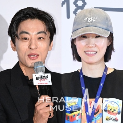구교환, 이옥섭 감독/사진=윤병찬 기자