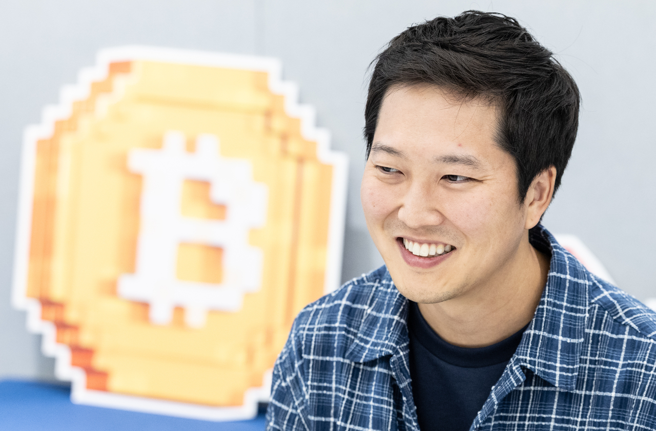 차명훈 코인원 대표가 지난달 29일 오후 서울 여의도 코인원 본사에서 헤럴드경제와 인터뷰를 하고 있다. 윤창빈 기자