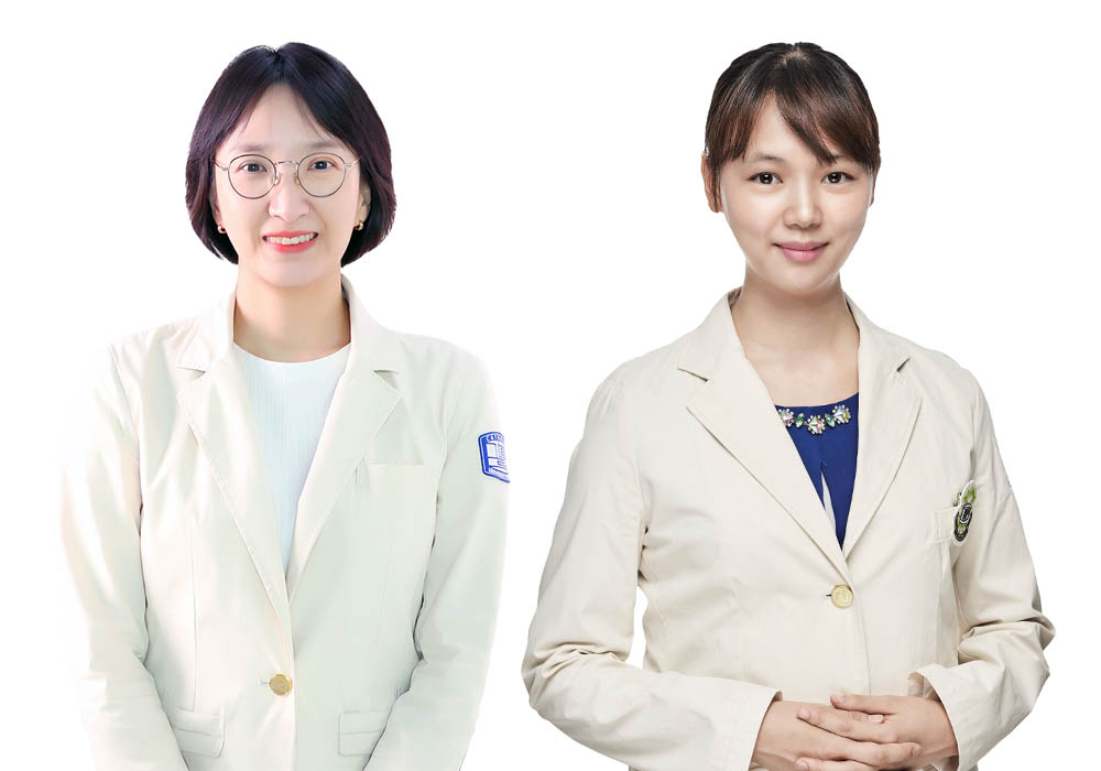 가톨릭대학교 서울성모병원 신장내과 윤혜은(왼쪽) 교수와 부천성모병원 신장내과 민지원 교수.[서울성모병원 제공]