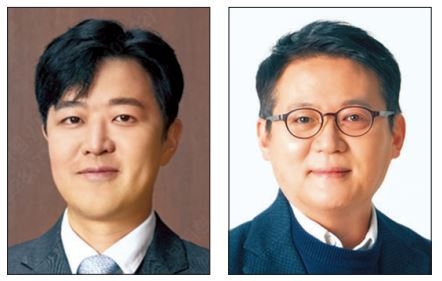 김요한(왼쪽) 미국 텍사스대학교 오스틴 한국 총
동문회(UTAKA) 회장. 김경일 아주대 심리학과
교수. [UTAKA·게임과학연구원 제공]