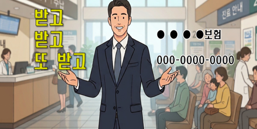 공포와 불안감을 자극하는 보험상품 방송광고 예시. [금융감독원 제공]