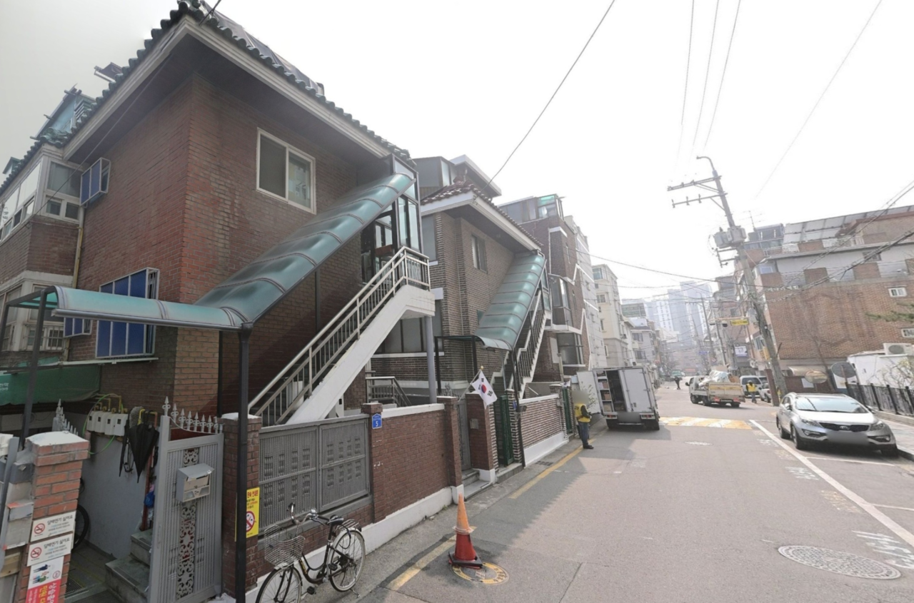 1일 신속통합기획이 확정된 망원동 416-53 일대 모습. [네이버 거리뷰]