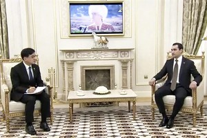 Daewoo E&C CEO meets Turkmen leader, eyes expansion