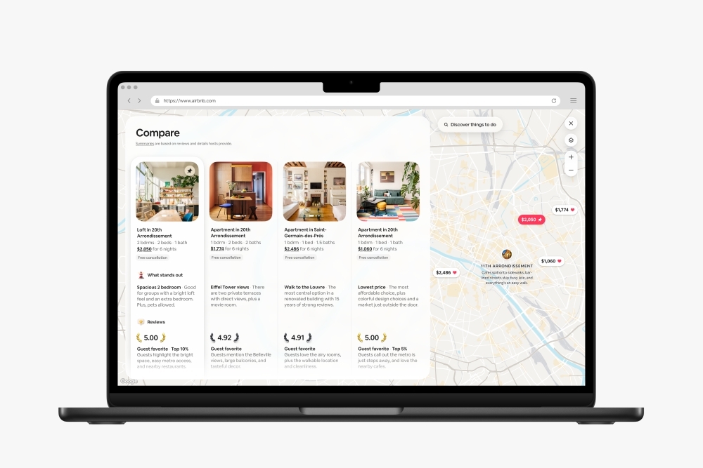 Airbnb's new AI features