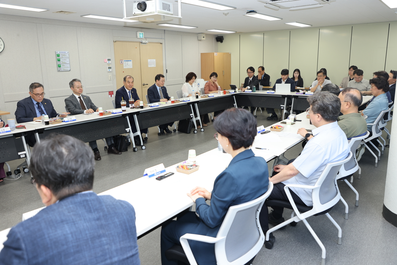 한국연구재단 주요 학회 편집위원장 간담회.[한국연구재단 제공]