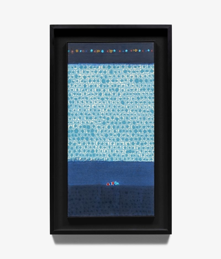 Kim Whanki, "15-VII-70 #181," 1970, collection of RM (Gallery Hyundai)