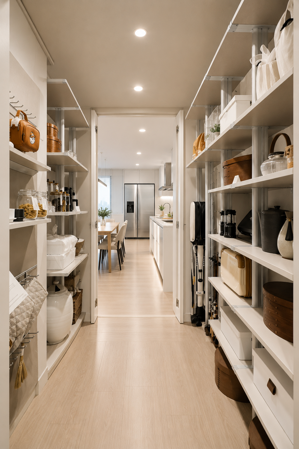 A rendering of the circular pantry in the Hanwha Forena 84-square-meter unit. [Hanwha Construction Division]
