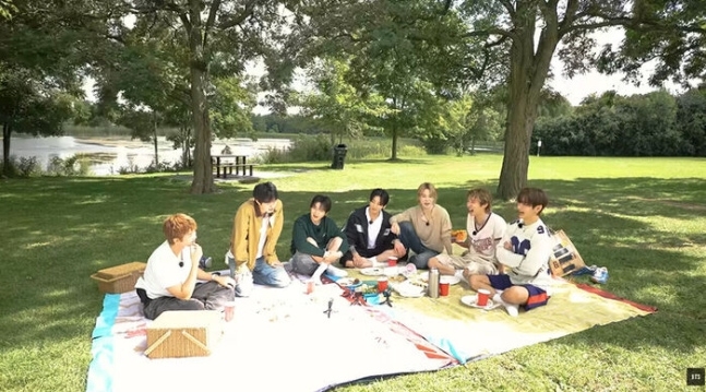 Screenshot of the trailer for new episodes of BTS' reality show, “Run BTS!” (Big Hit Music)