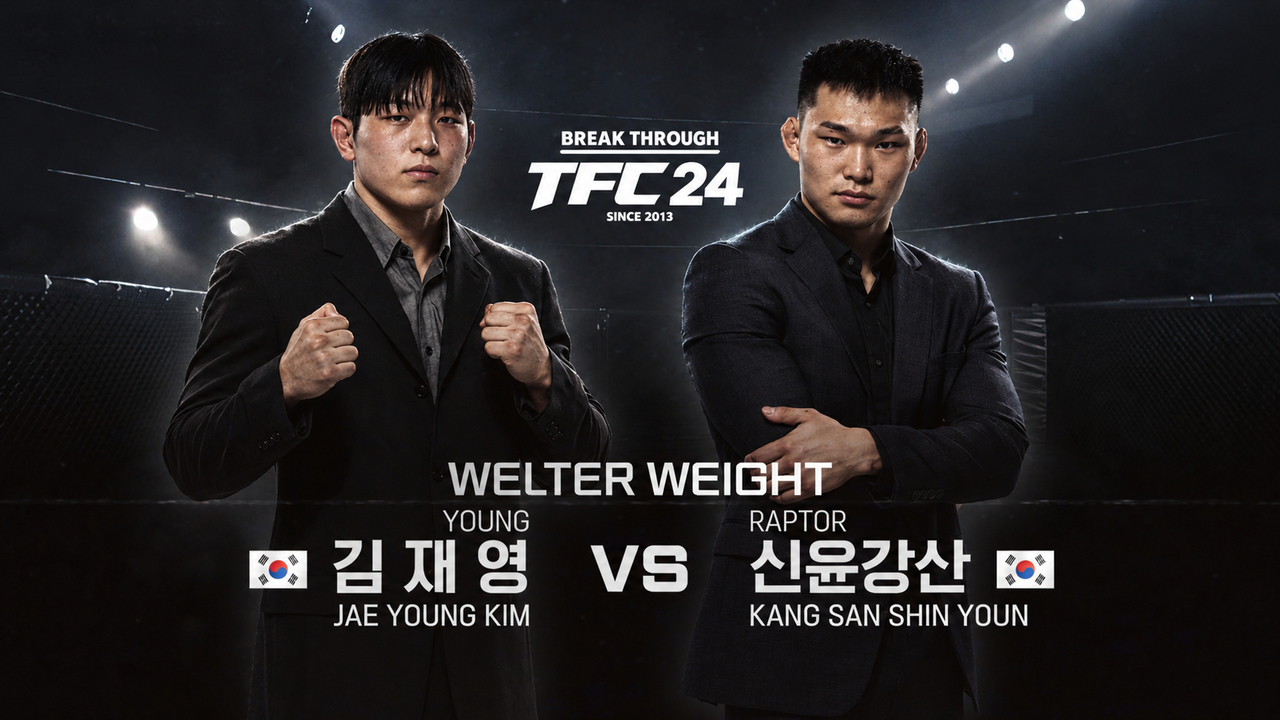 TFC 24 김재영 vs 신윤강산 포스터