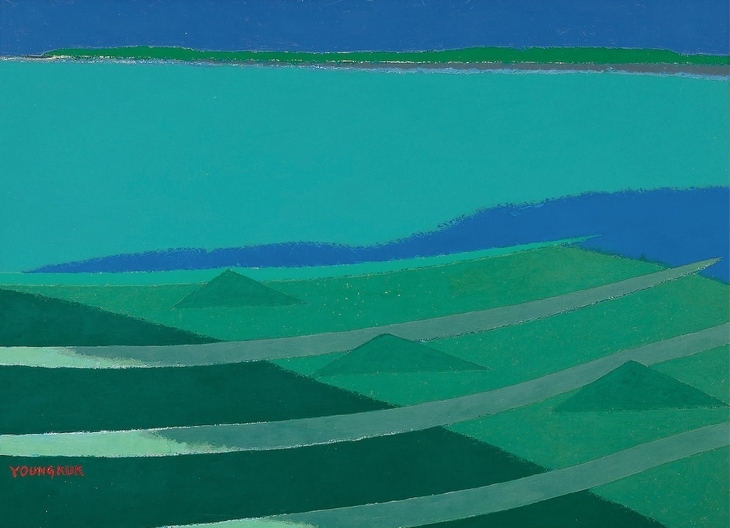Yoo Youngkuk, "Work," 1982, collection of RM (An Chun-ho/Kukje Gallery)