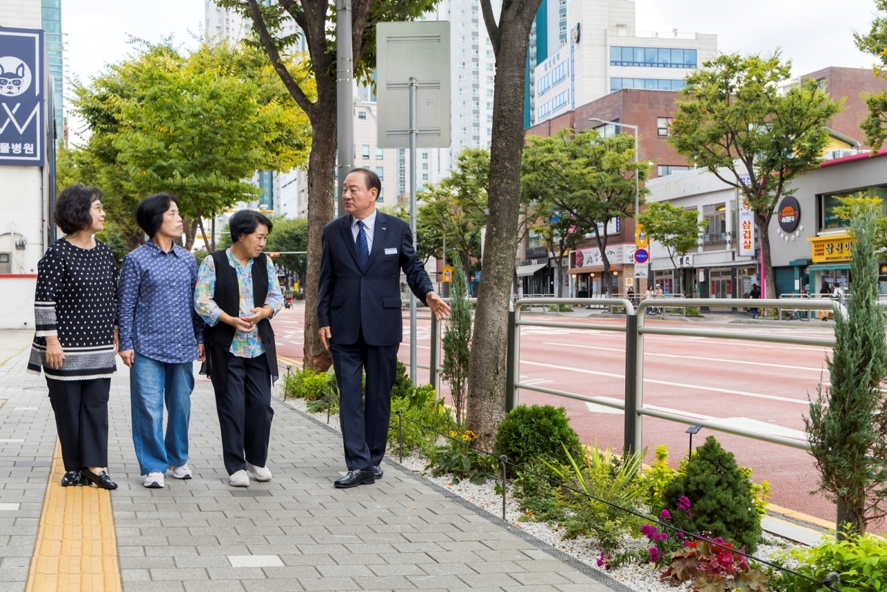 월드컵로 가로수