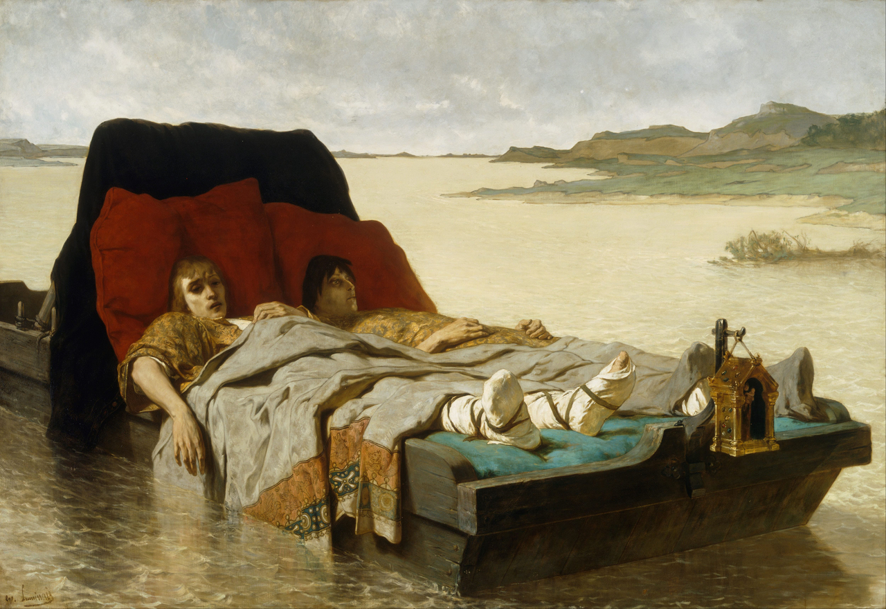 에바리스트 비탈 뤼미네, 클로비스 2세의 아들들, 1880, 캔버스에 유채, 190.7x275.8cm, 뉴사우스웨일스 주립 미술관 [Google Cultural Institute, Public Domain,commons.wikimedia.org]