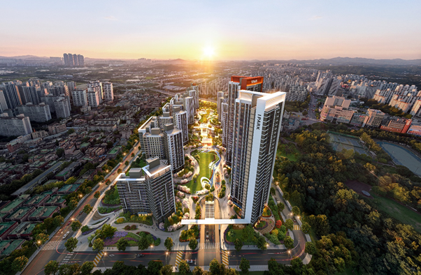A rendering of Ipark Daegok Centrove. [IPARK Hyundai Development]