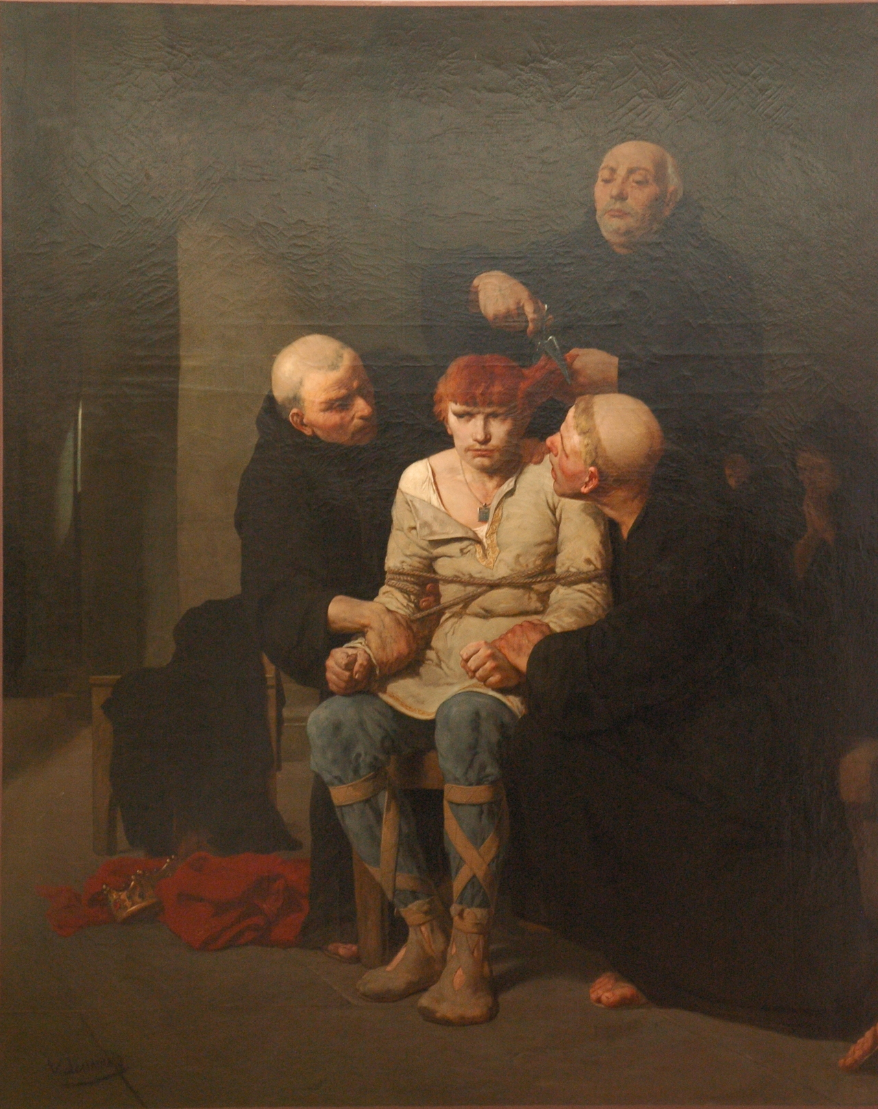 에바리스트 비탈 뤼미네, 마지막 메로빙거, 1883, 캔버스에 유채, 210x172cm, 카르카손 미술관 [Tylwyth Eldar, Public Domain, commons.wikimedia.org]