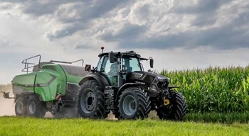 The Deutz-Fahr high-horsepower tractor lineup.