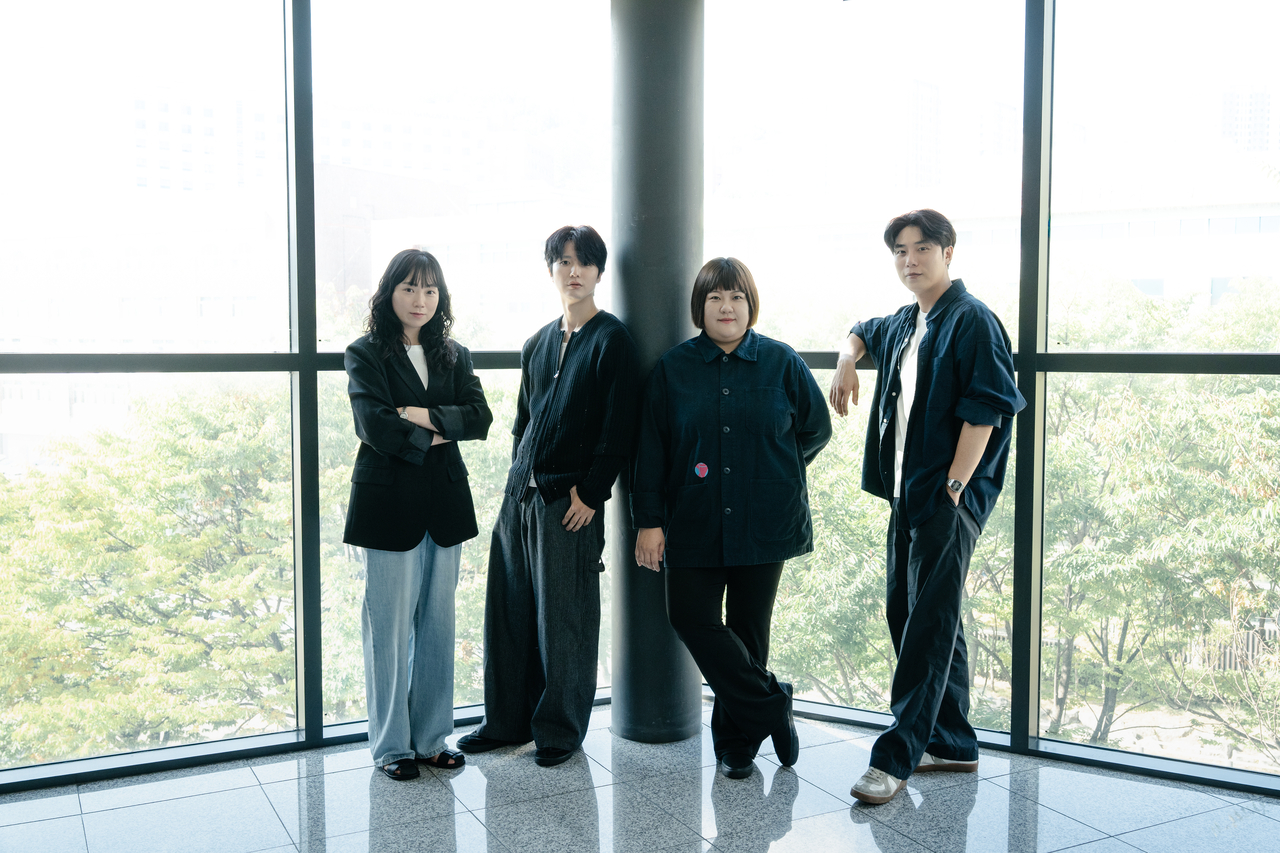 연극창작집단 공놀이클럽 배우 박은경, 류세일, 김솔지, 남재국(왼쪽부터) [마포문화재단 제공]