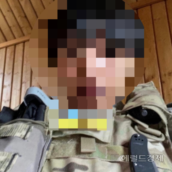 우크라이나 국제군단 소속으로 참전한 이성국 씨의 2022년 당시 사진. [이성국씨 제공]