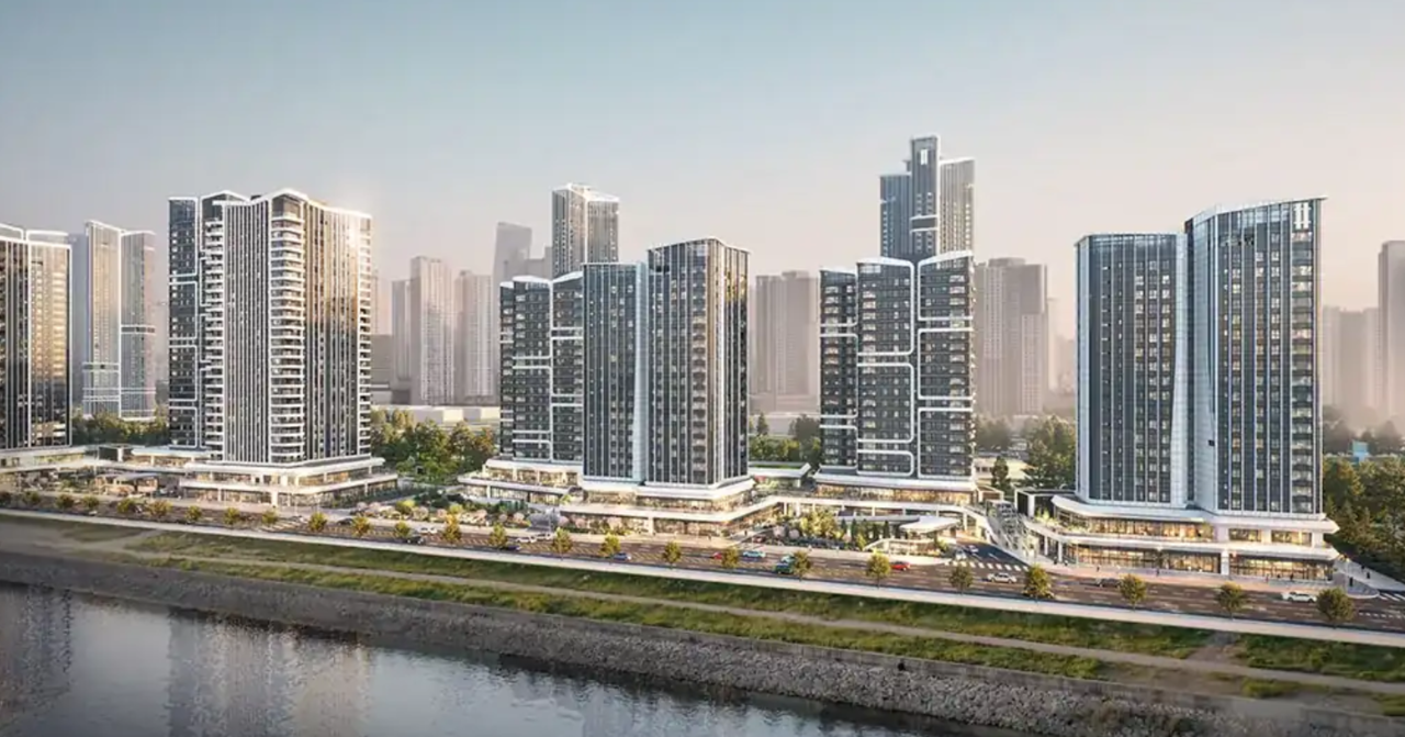 A rendering of The Sharp Songdo Gran Alle, to be built in the G5 block area of Zone 3, Songdo International City. [Source: Gran Alle pre-sale website]