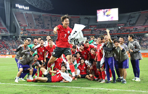 축구金 최우진 ‘절뚝 세리머니’ 논란…“장병 비하·희화화 의도 절대 아냐” 해명