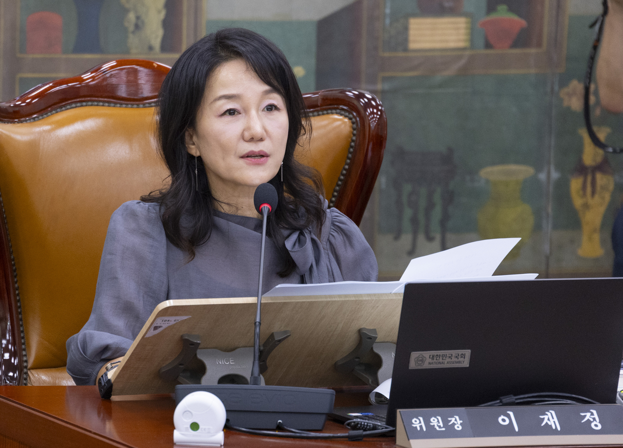 Lee Jae-jeong, chair of the National Assembly's Culture, Sports and Tourism Committee [Yonhap]