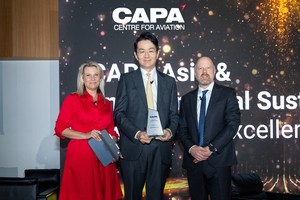 Korean Air chief wins CAPA leadership award