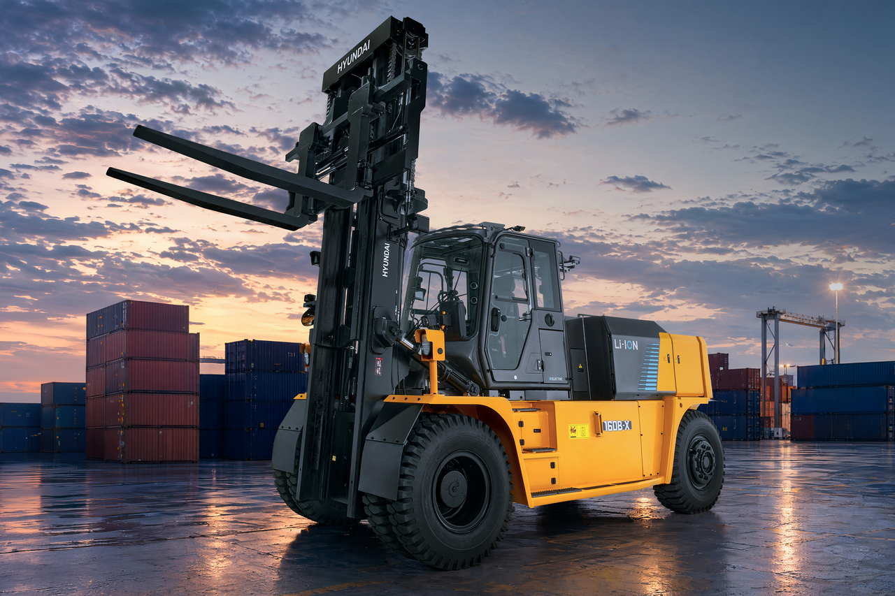 HD Hyundai XiteSolution’s 16-ton electric forklift (HD Hyundai XiteSolution)