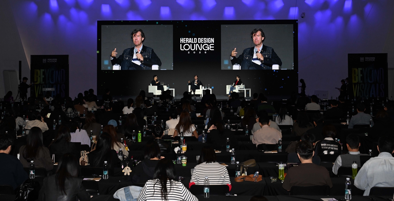 Attendees listen to a panel discussion at Herald Design Lounge 2026 at Dongdaemun Design Plaza in Seoul on Friday. (Lee Sang-sub/The Korea Herald)