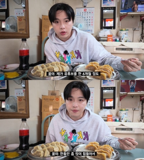 웅이 유튜브 캡처