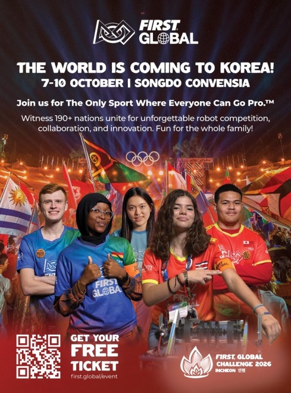 Poster for the 2026 FIRST Global Challenge