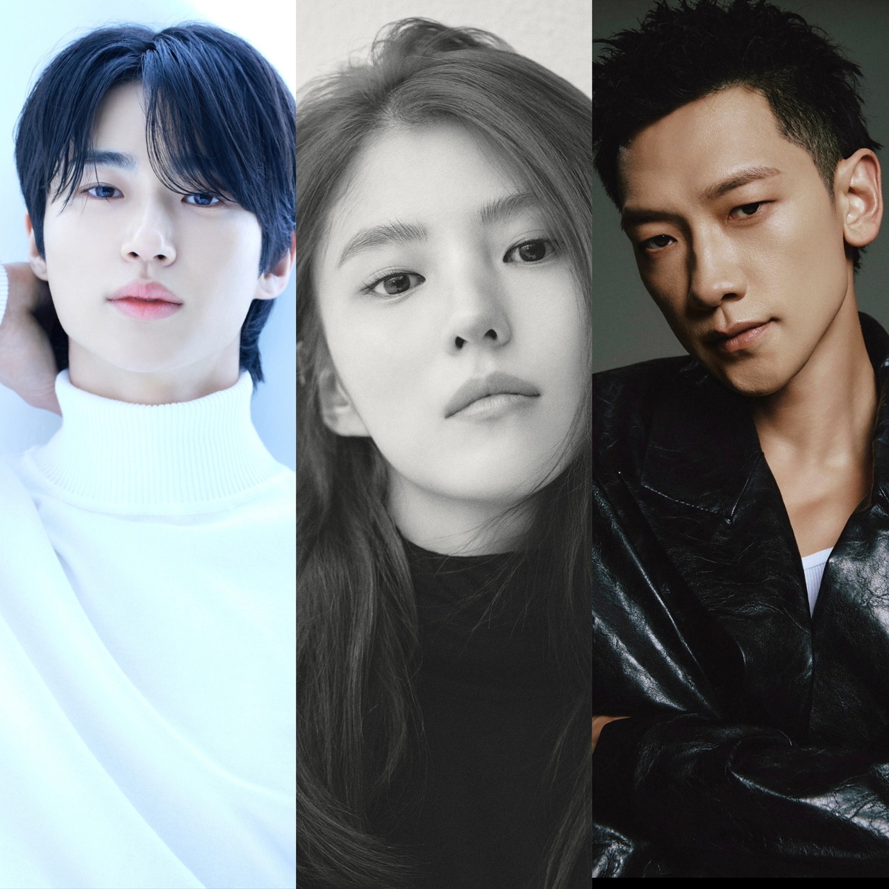 (From left) Byeon Woo-seok, Han So-hee and Jung Ji-hoon (Varo Entertainment, 9Ato Entertainment, Rain Company)