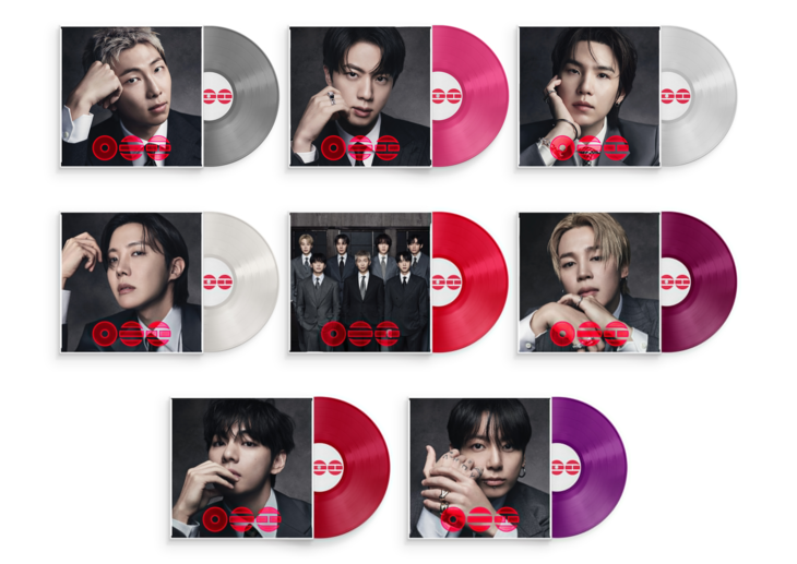 Vinyl editions of BTS' "Arirang" (Big Hit Music)