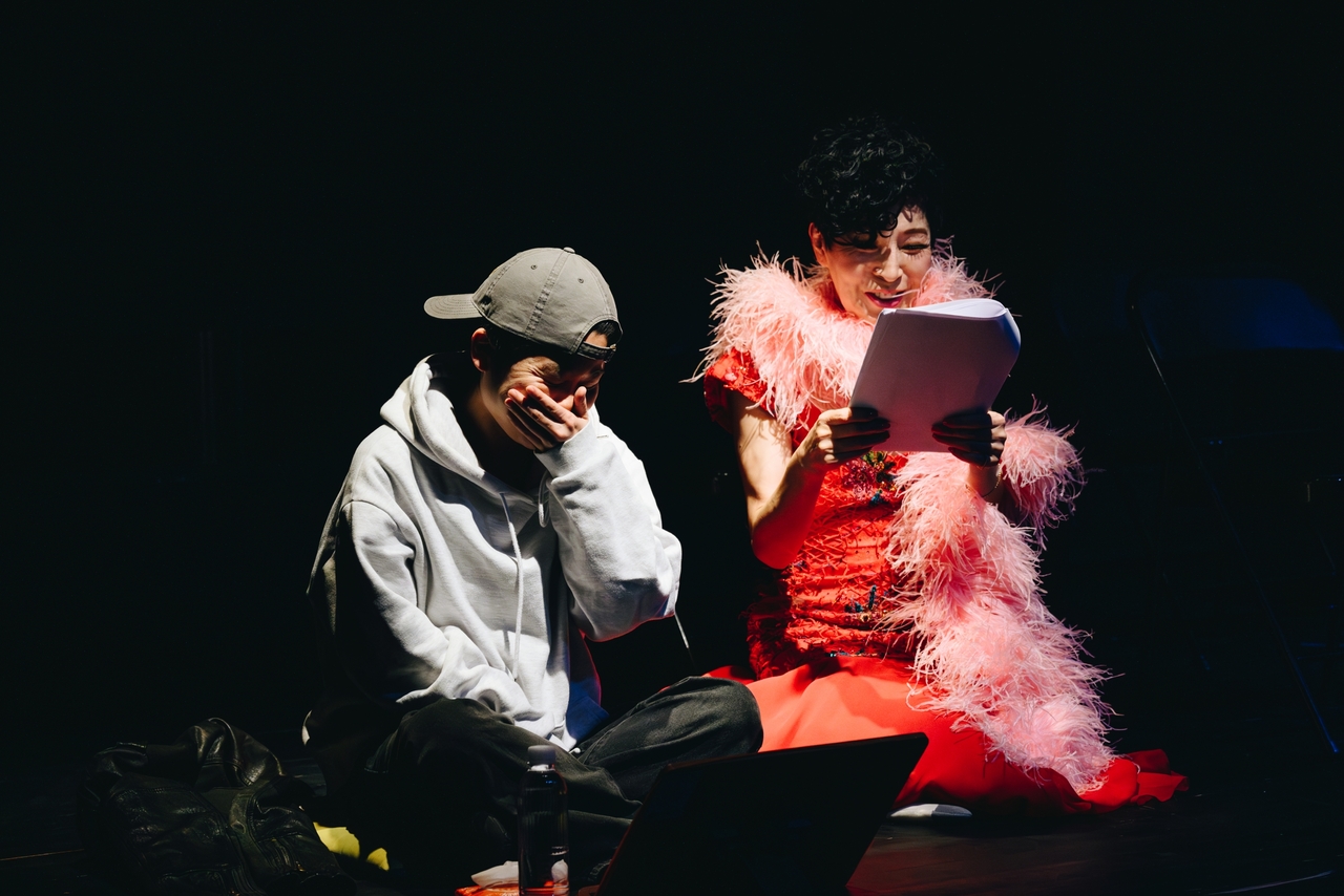Saekja (right) and Khoo Ja-hye in "You Can’t Make a Life Out of Not Getting Slapped in the Face" (SPAF)
