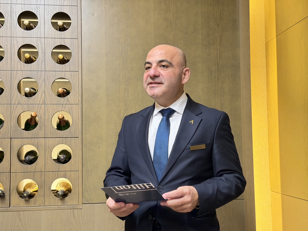 Director of food and beverage Georges Saade (Hong Yoo/The Korea Herald)