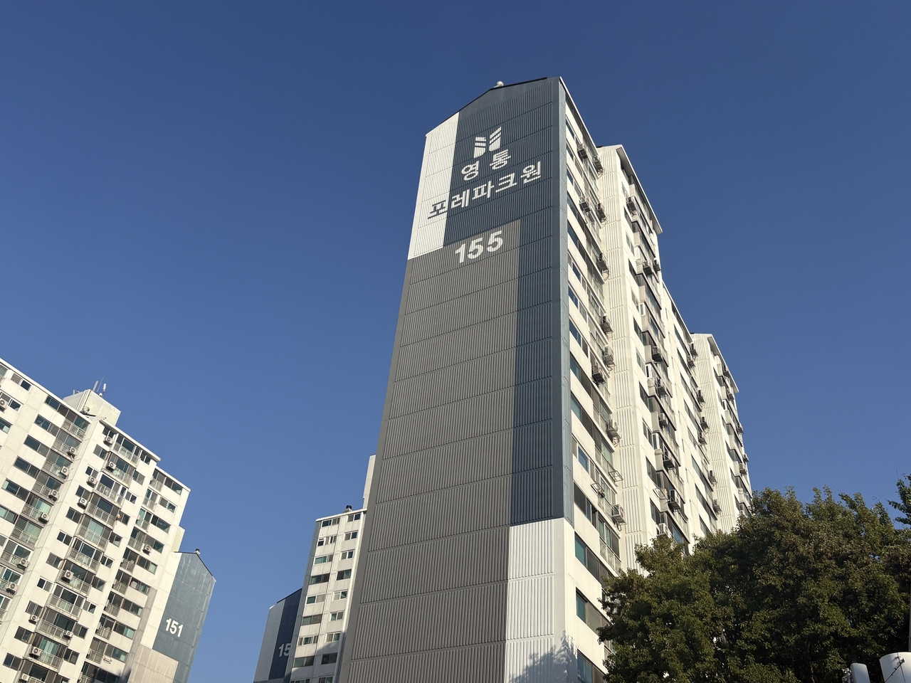 경기 수원시 영통구 영통동 영통포레파크원 아파트. 윤승현 기자