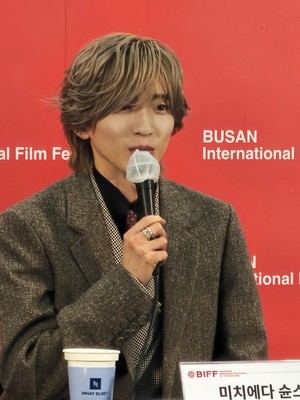 [제31회BIFF]‘아름다운 초저녁달’ 미치에다 슌스케 “BIFF 참석 꿈 이뤄..제 노래도 잘 들었다”