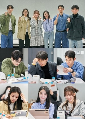 ‘뜨거운 안녕’ 강훈→윤가이, 다 모인 청춘들..대본 리딩 현장