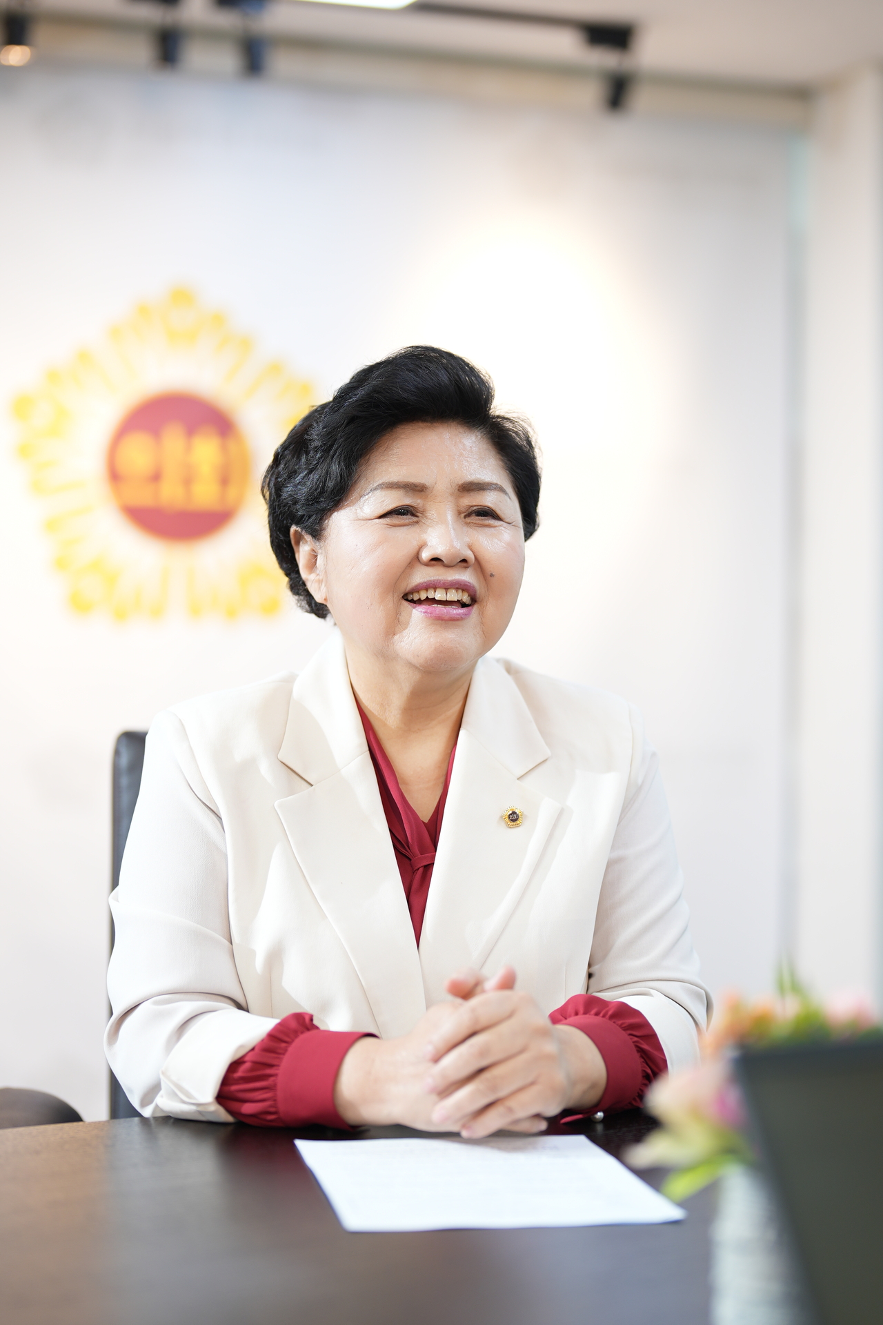 김 부위원장이 광진구의 주요 개발사업과 생활밀착형 인프라 개선 구상을 밝히며 지역 발전의 성과를 주민들이 일상에서 체감할 수 있도록 책임 있는 의정활동을 펼치겠다고 강조하고 있다. 양정원 기자