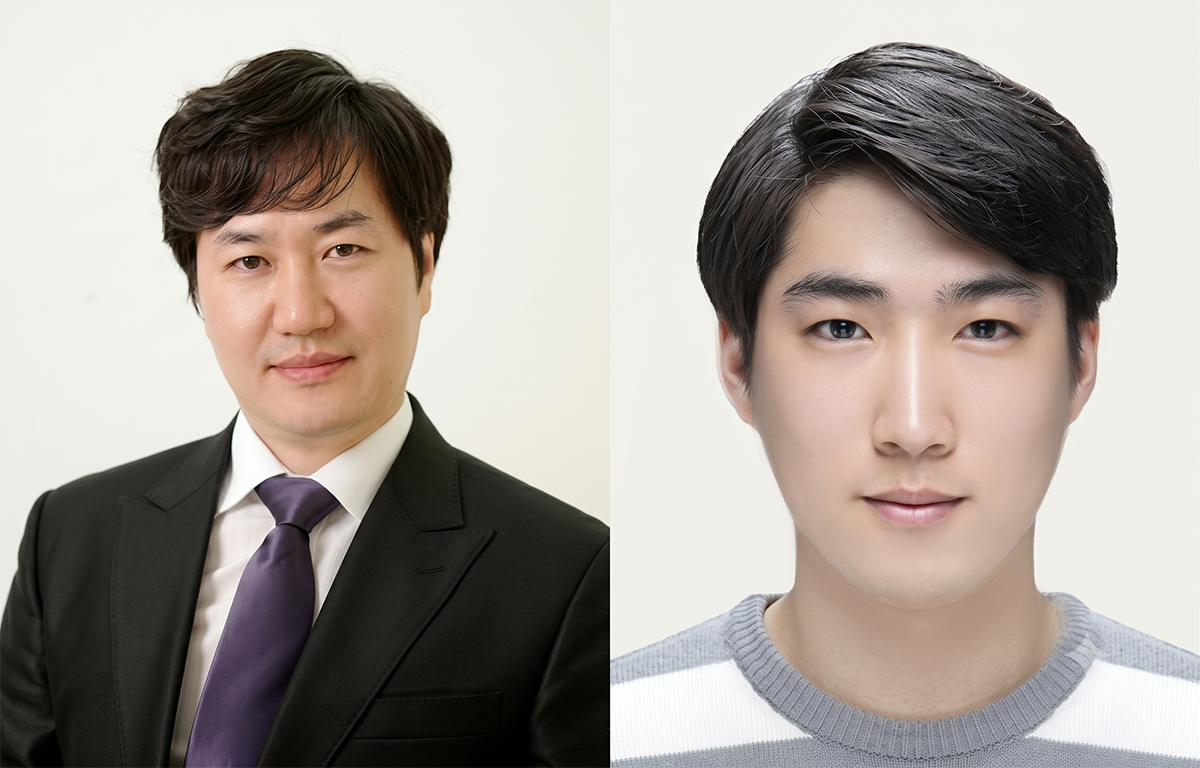 (From left) Dankook University Professor Yang Hee-seok and researcher Jeon Jin