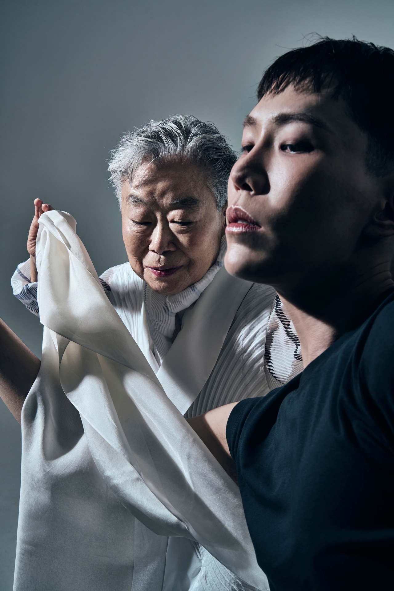 Choreographers Bae Jeong-hye and Bae Jin-ho, whose works anchor the National Dance Company's 'Double Bill: Sinawi' [National Theater of Korea]