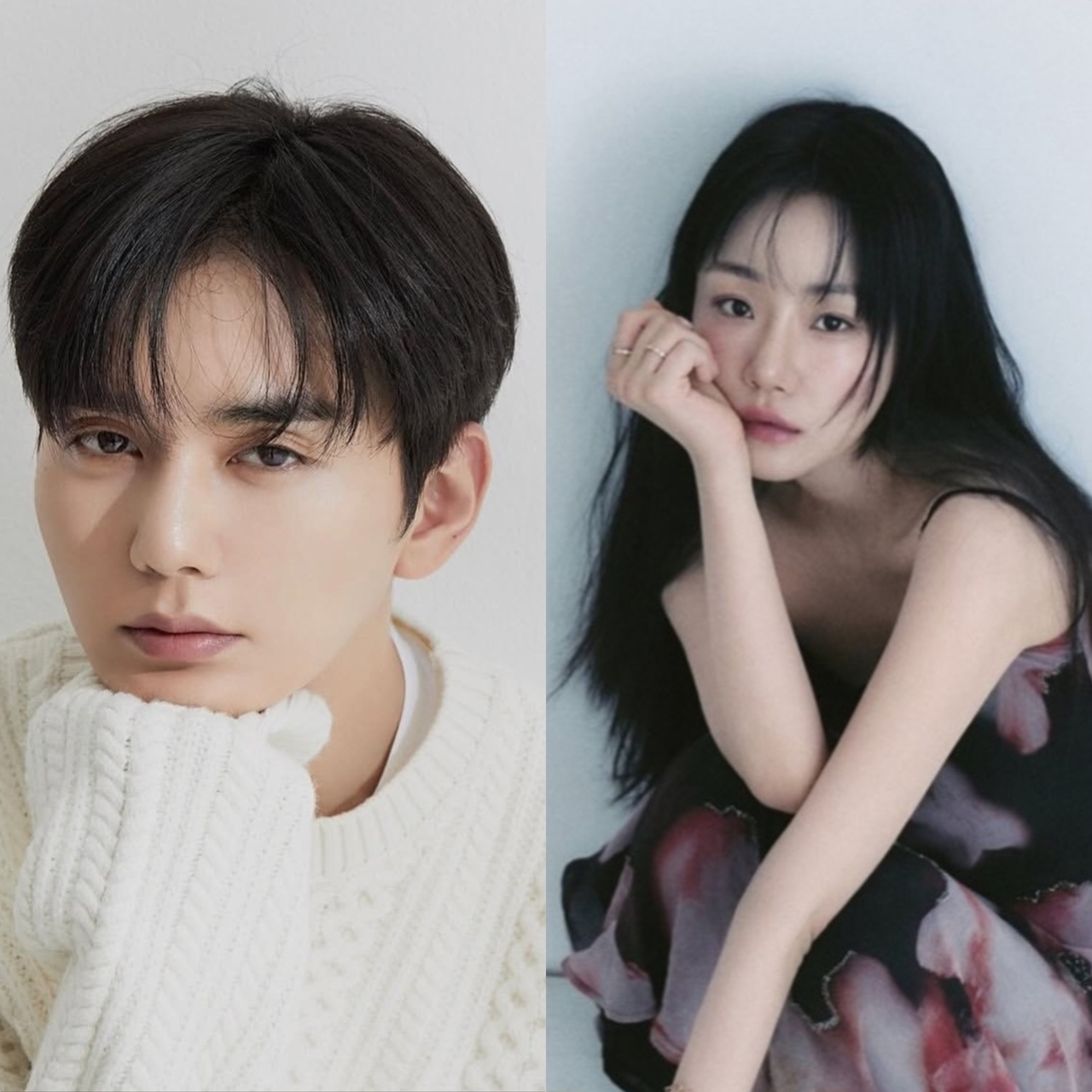 Yoo Seung-ho (left) and Lim Se-joo (Daddyoo on Instagram, R0salim on Instagram)